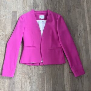 LOFT Women’s Pink Blazer | Size 4 | Tailored Fit | Lined with Pleated Back